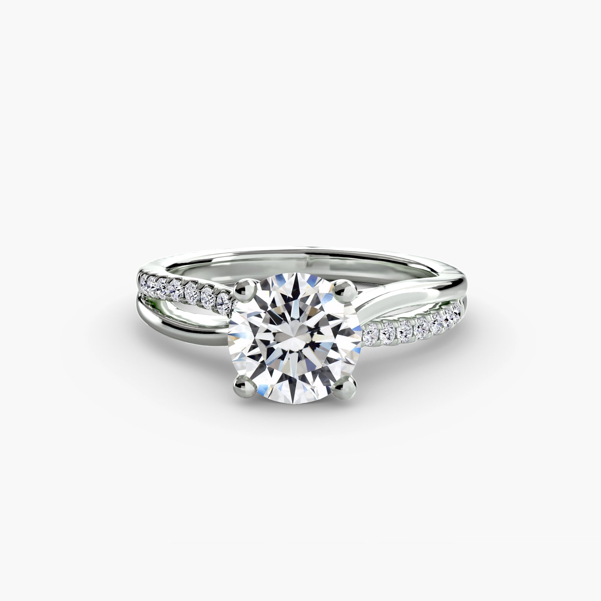 The Split Shank Pavé Solitaire - VTC Watches