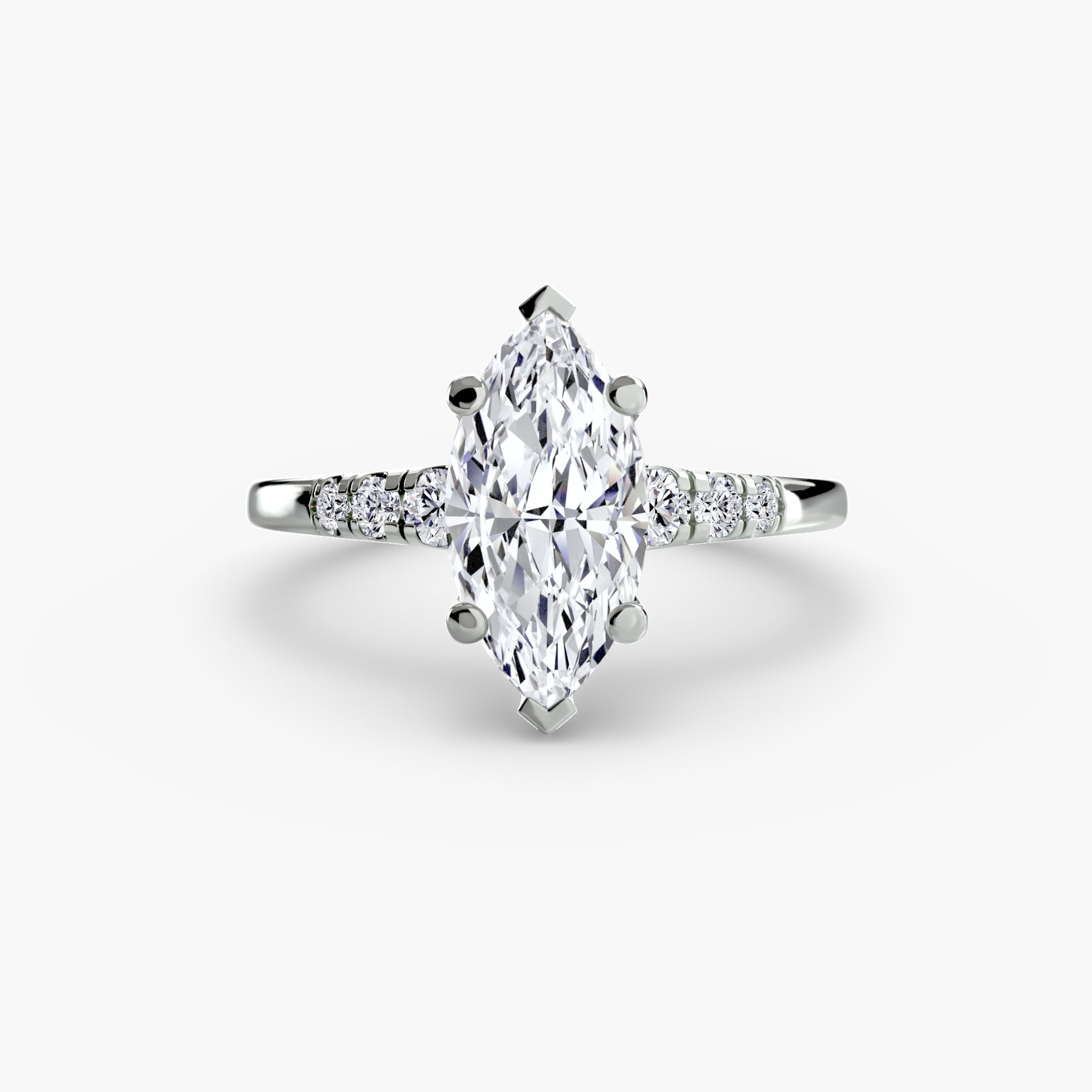 Solitaire with Shoulder Accents - VTC Watches