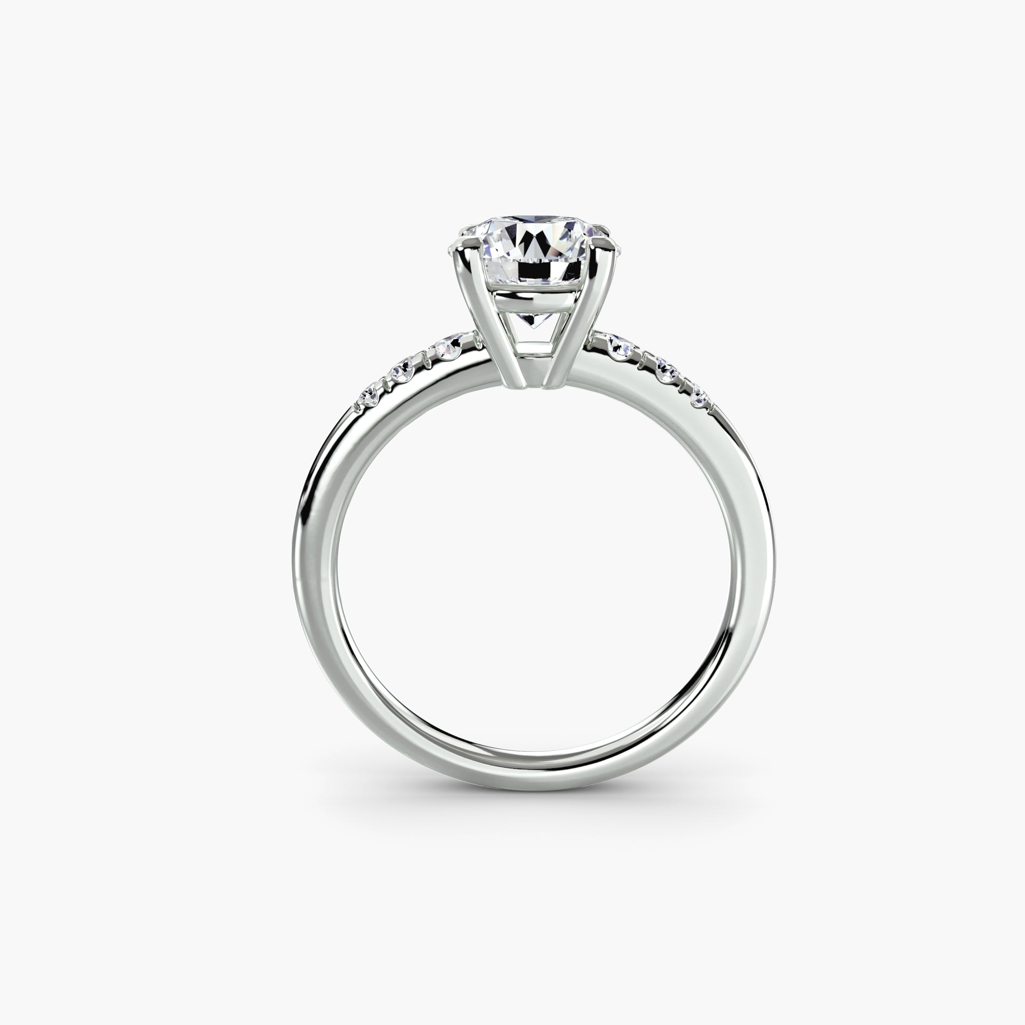 Solitaire with Shoulder Accents - VTC Watches