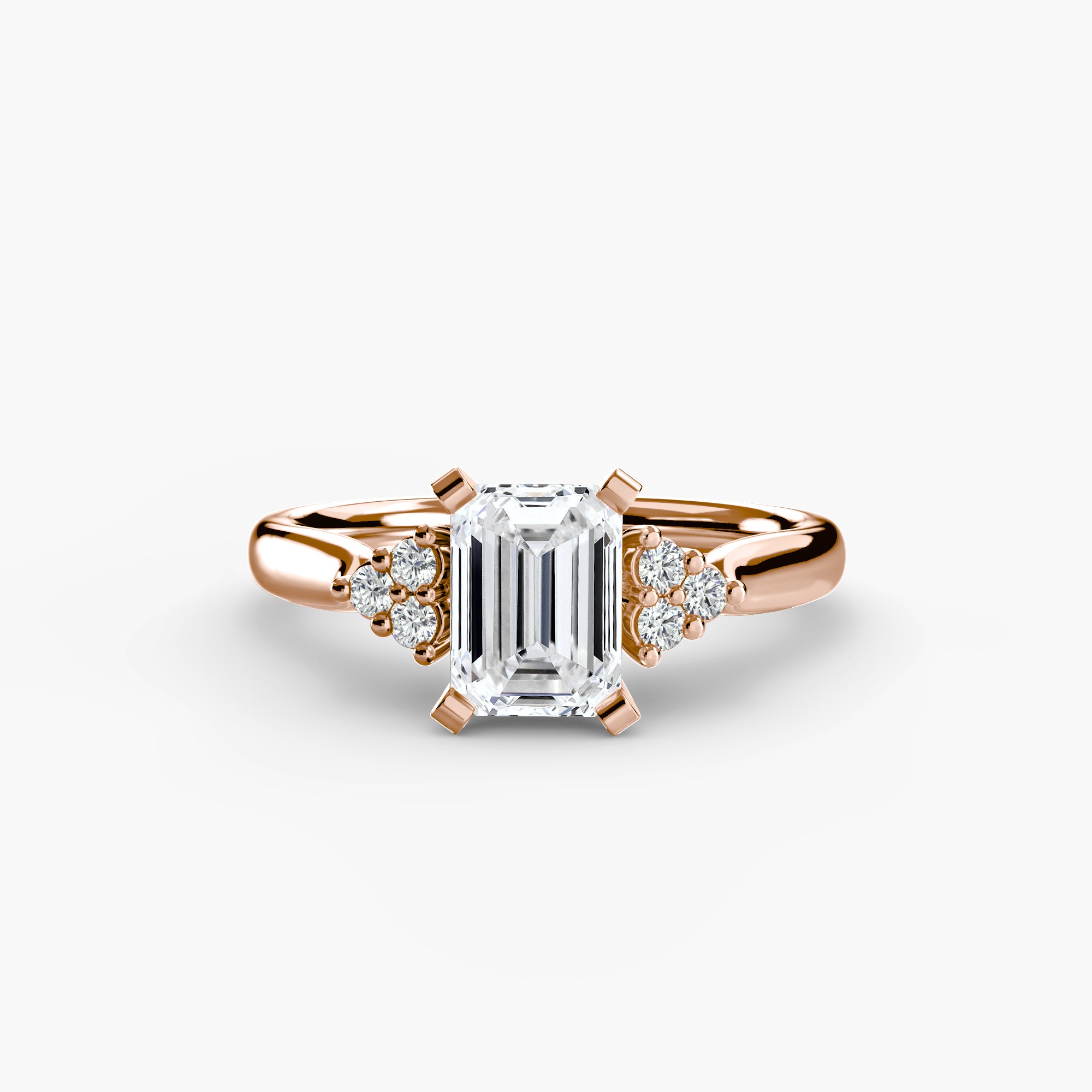 Solitaire with Cluster Shoulders 2 - VTC Watches