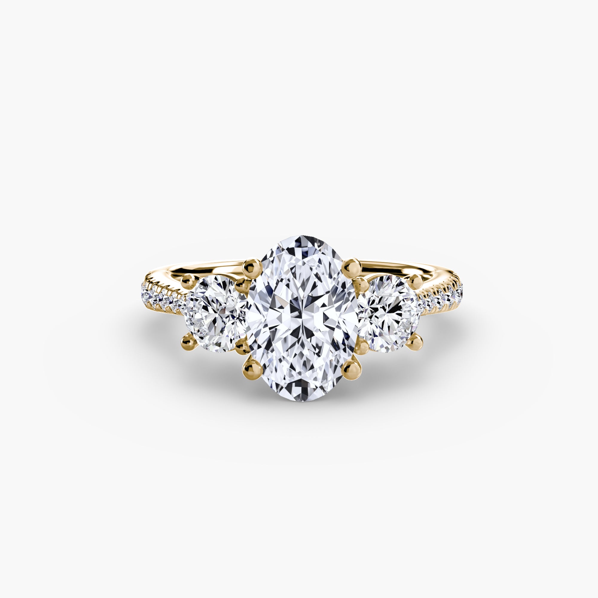 Three-Stone with Pavé Band - VTC Watches