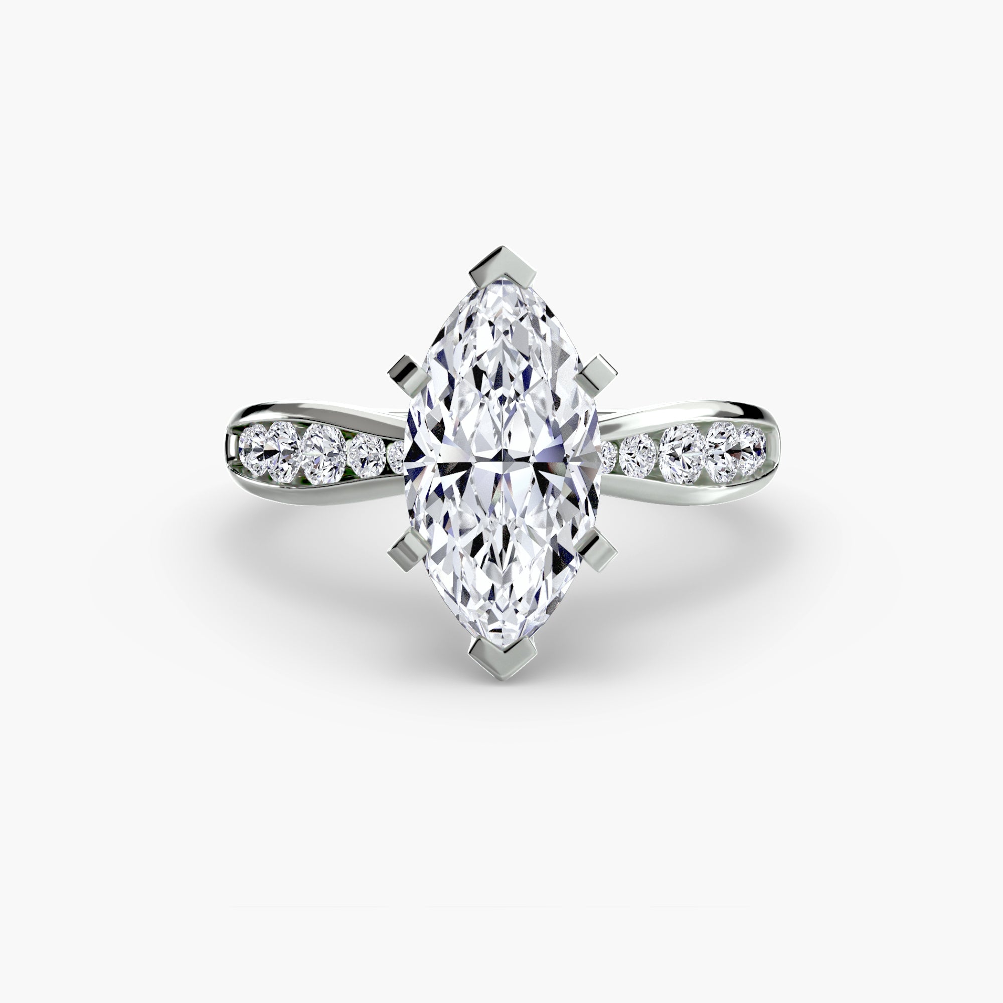 Solitaire with Pavé 3 - VTC Watches