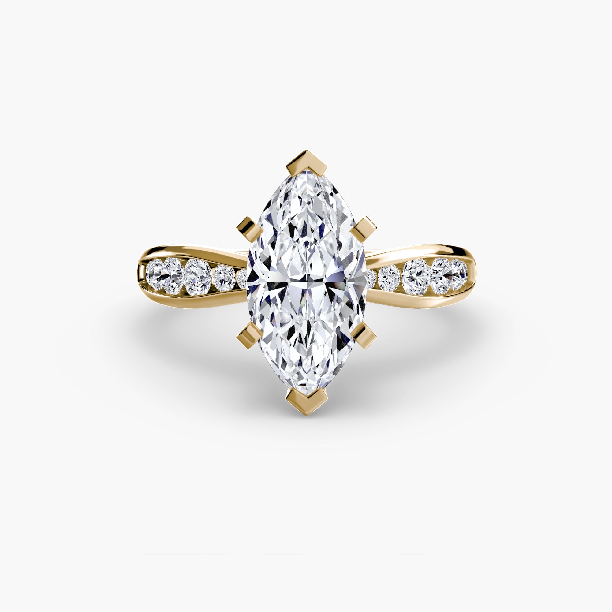 Solitaire with Pavé 3 - VTC Watches