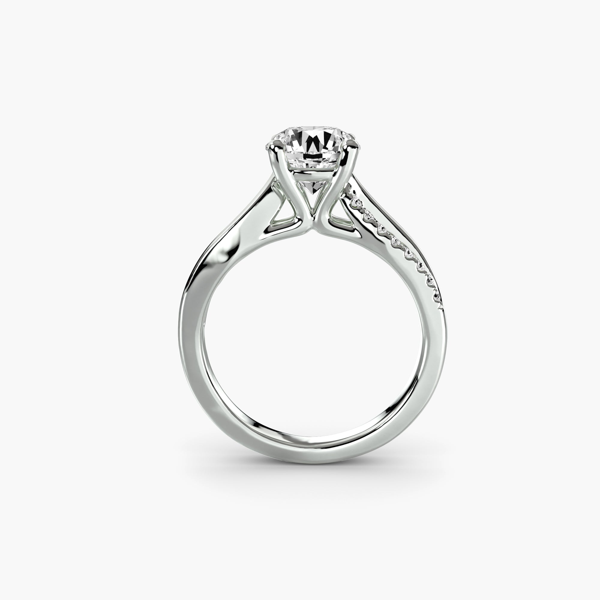 The Split Shank Pavé Solitaire - VTC Watches