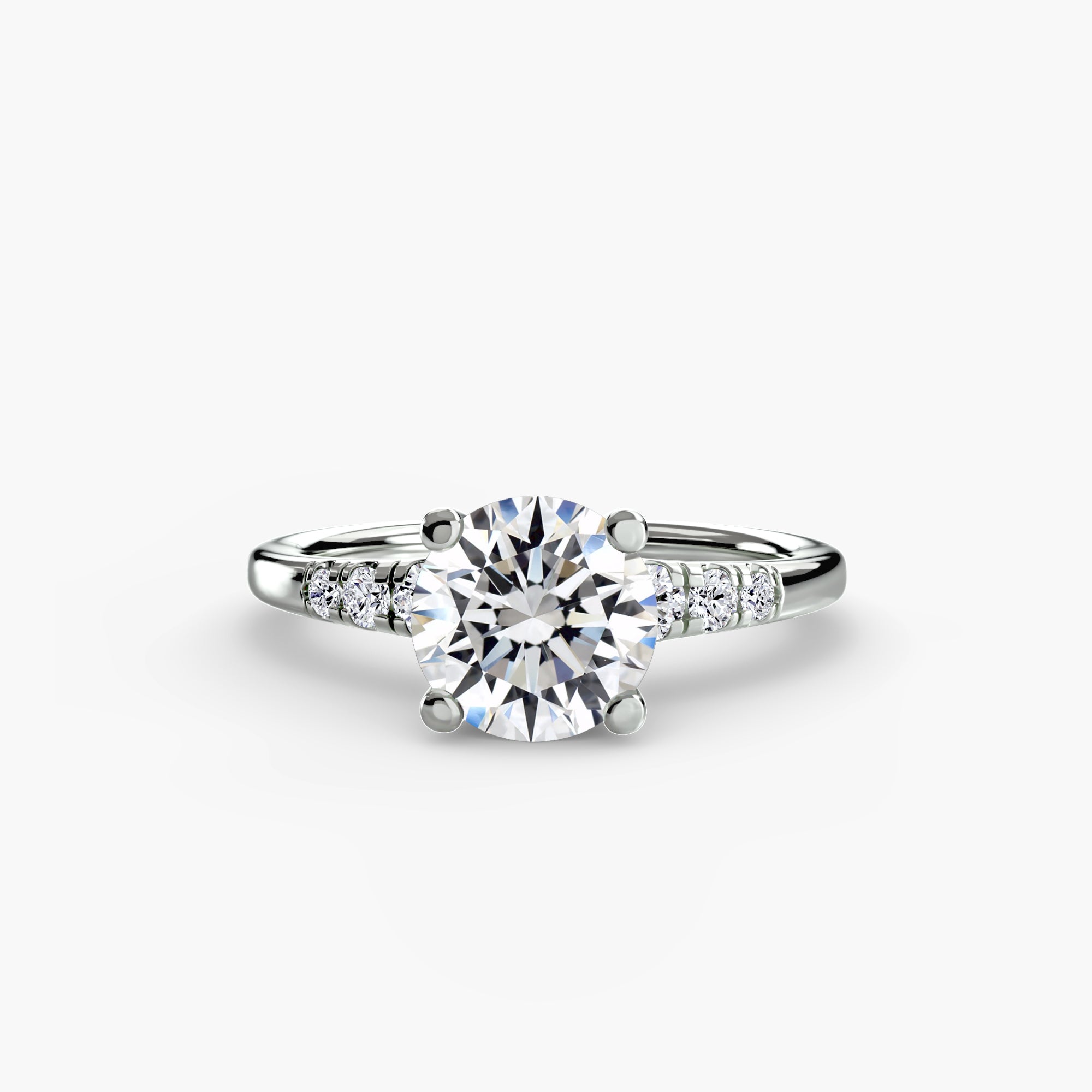 Solitaire with Shoulder Accents - VTC Watches