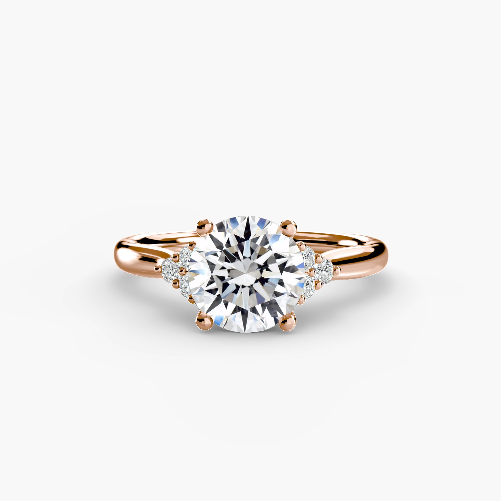 Solitaire with Cluster Shoulders - VTC Watches