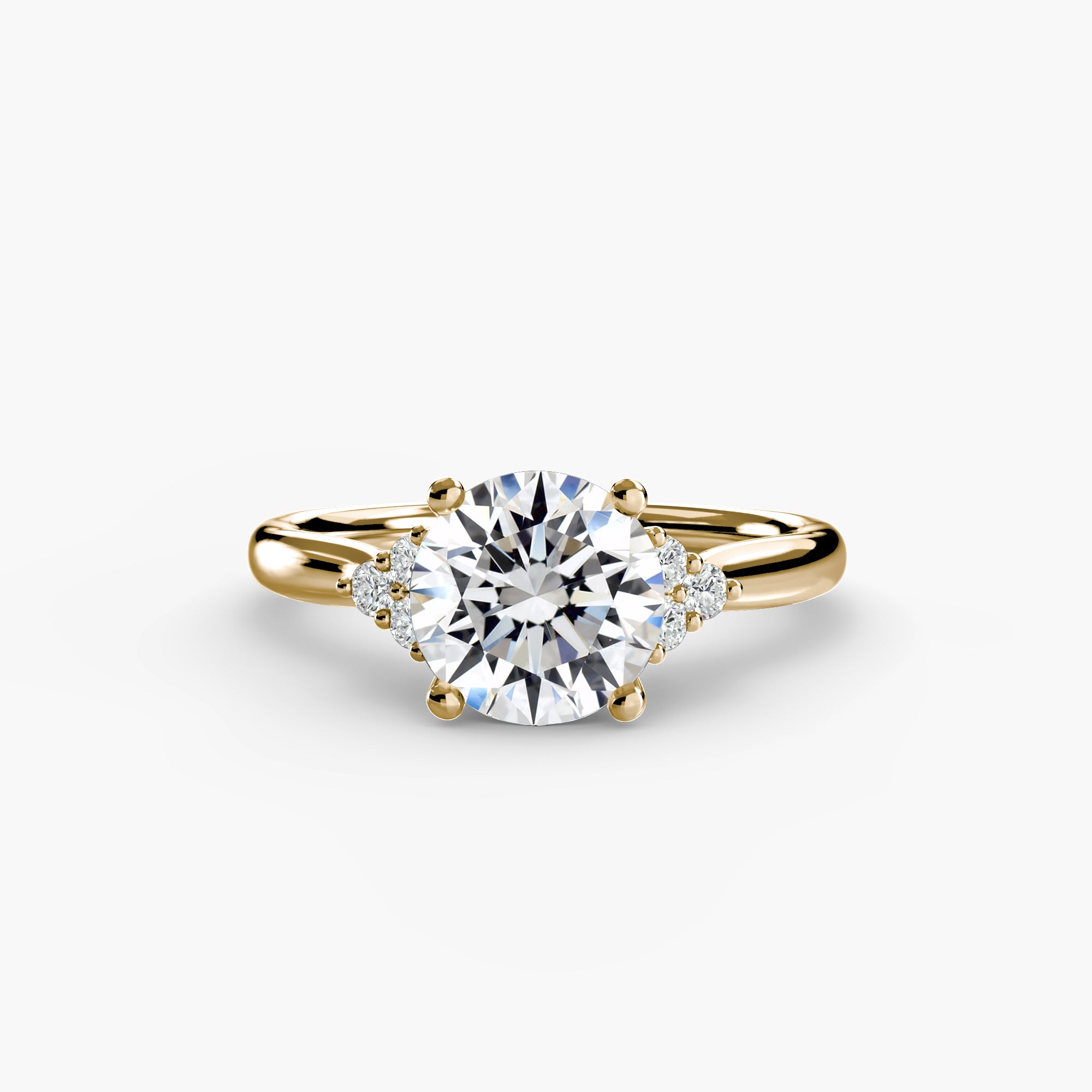 Solitaire with Cluster Shoulders - VTC Watches