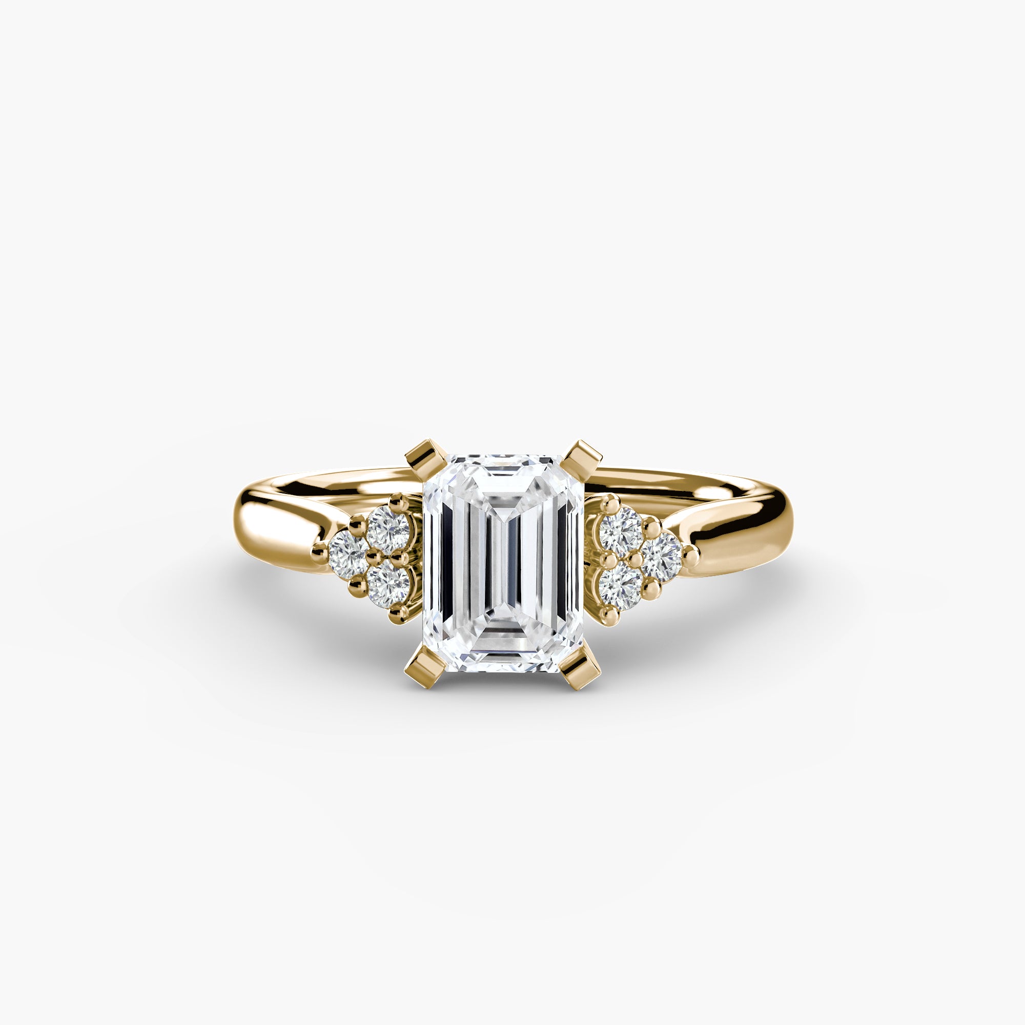 Solitaire with Cluster Shoulders 2 - VTC Watches