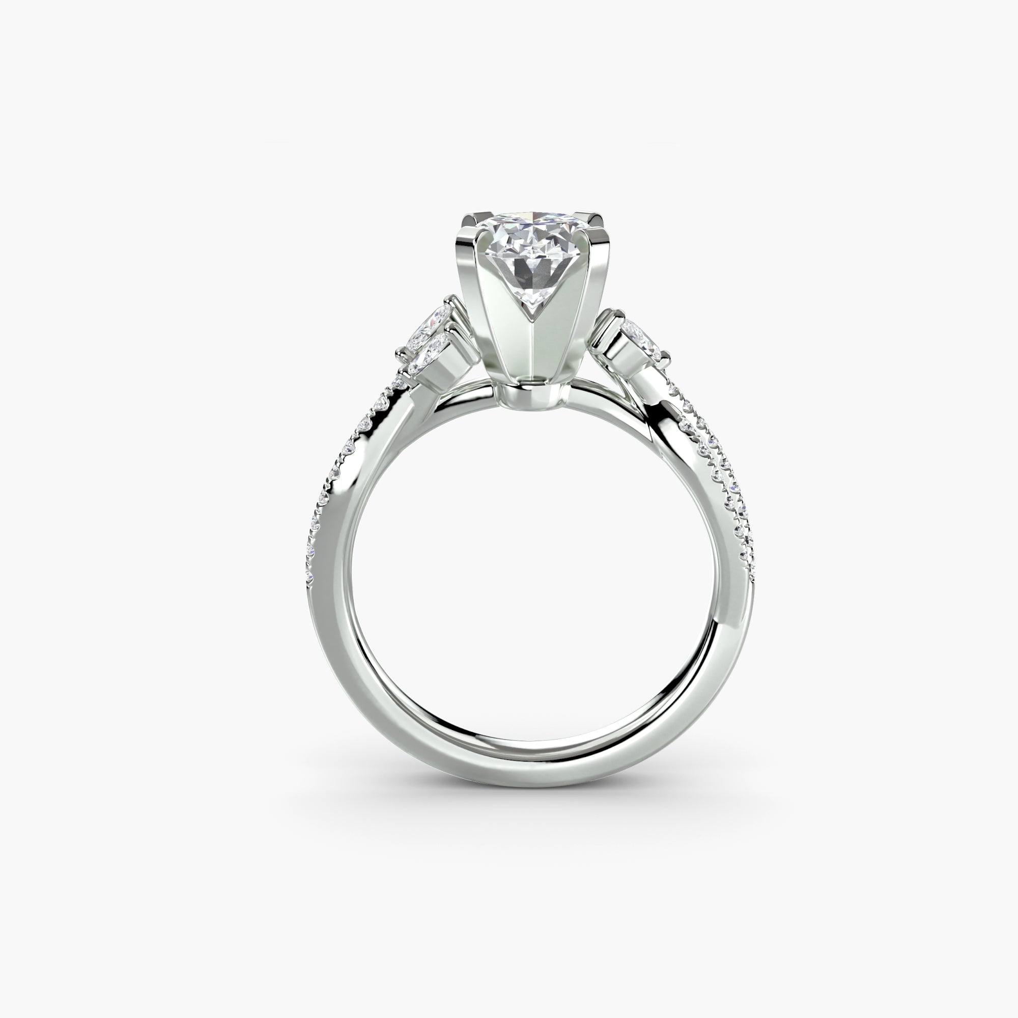The Twist Pavé Ring - VTC Watches